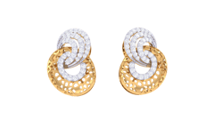 Mani Mala (Jewel Garland) Diamond Earrings