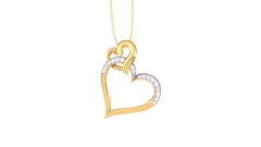 Eternal Love Heart Diamond Pendant