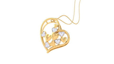 Heartfelt Embrace Diamond Pendant