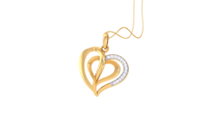 Precious Moments Heart Diamond Pendant