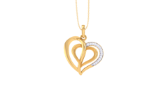 Precious Moments Heart Diamond Pendant