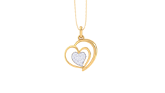 Cherished Connection Heart Diamond Pendant