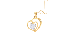 Cherished Connection Heart Diamond Pendant