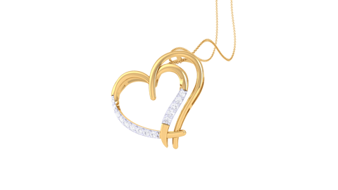 Sparkling Love Bond Diamond Pendant