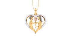 Devotion's Heart Diamond Pendant