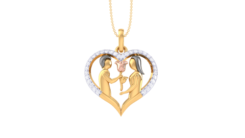 Devotion's Heart Diamond Pendant