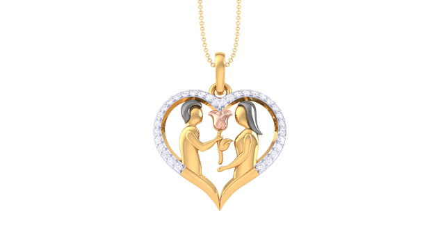 Devotion's Heart Diamond Pendant