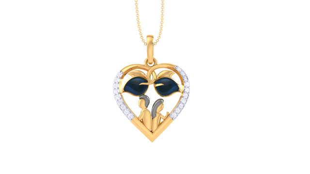 Beloved Heart Spark Diamond Pendant