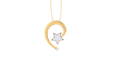 Starbound Infinity Diamond Pendant