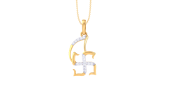 Swastika Serenity Diamond pendant