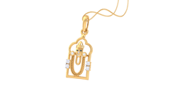 Lord Venkateswara Diamond pendant