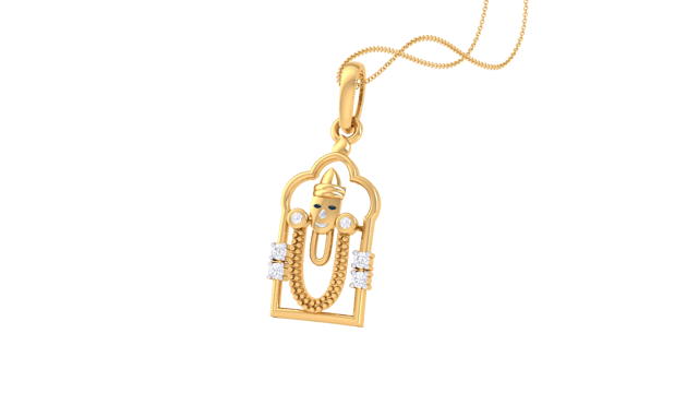 Lord Venkateswara Diamond pendant