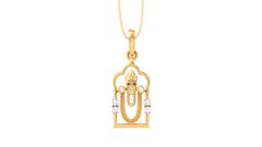 Lord Venkateswara Diamond pendant