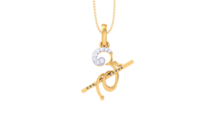 Omkāra Ratna Mālya Diamond pendant