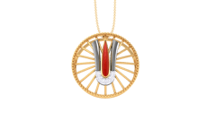 Divine Vishnu Diamond pendant